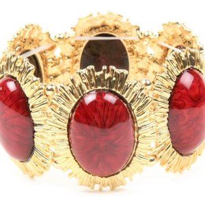 Amrita Singh Coral Hera Bracelet Gold-Tone